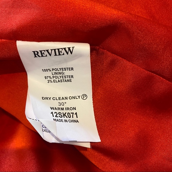 REVIEW pleated skirt | size 8 - Picture 6 of 6